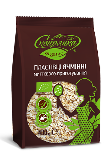 Хлопья ячменные быстрого приготовления органик